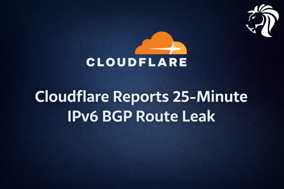 Cloudflare explains a 25-minute IPv6 BGP route leak