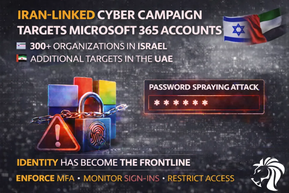 Iran-Linked Cyber Campaign Targets Microsoft 365 Environments Across the Middle East