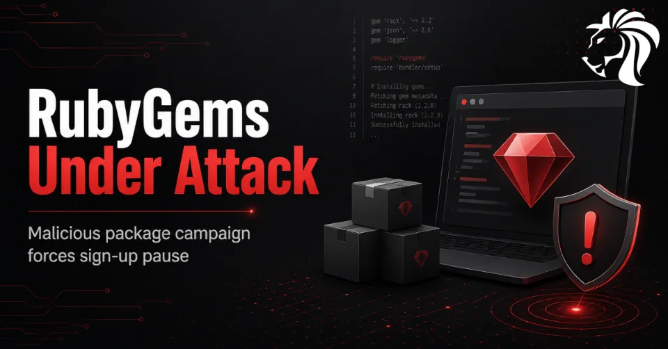 RubyGems Pauses New Signups After Major Malicious Package Attack