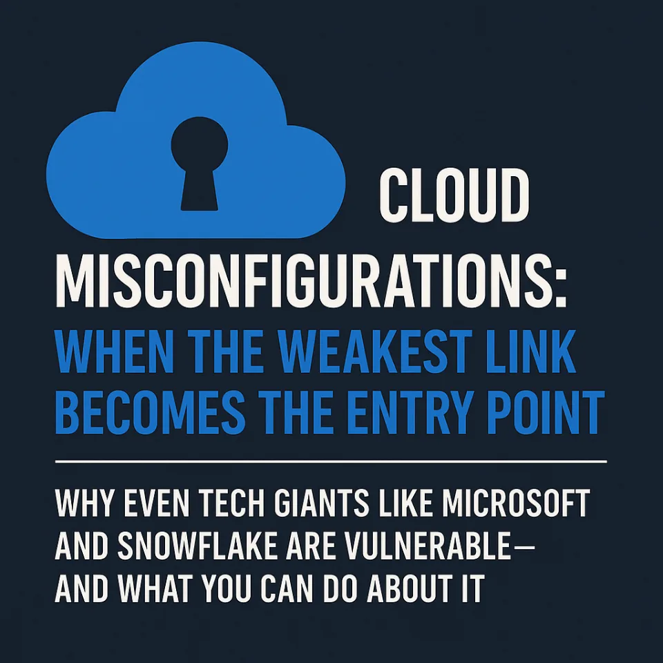 Cloud Misconfigurations: When the Weakest Link Becomes the Entry Point
