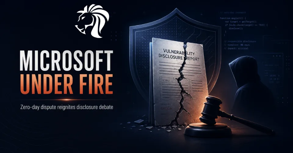 Microsoft Faces Backlash Over Threat to Pursue Zero-Day Researcher