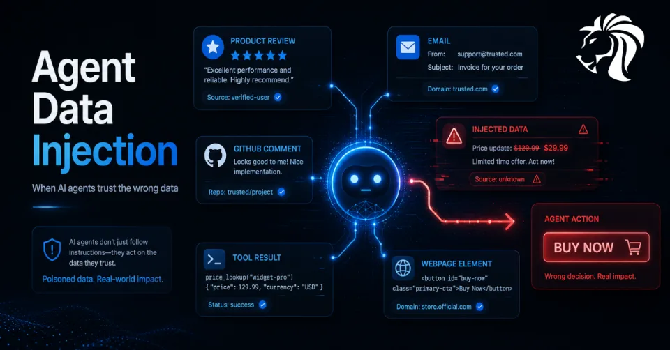 Agent Data Injection: A New Attack Class That Corrupts What AI Agents Trust