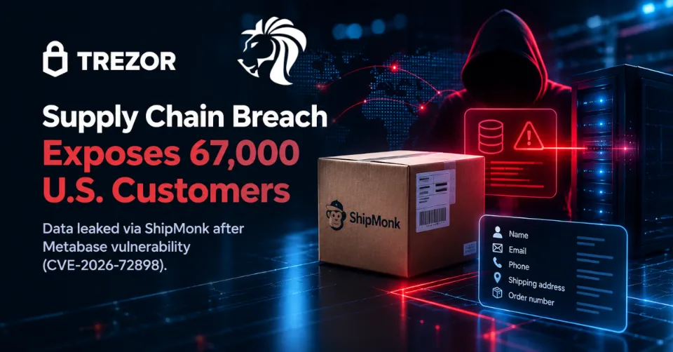 Trezor Supply Chain Breach Exposes Data of 67,000 More U.S. Customers