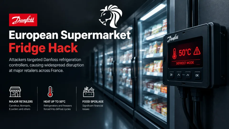 Supermarket Fridge Hack: Attackers Heated French Freezers to 50°C — and Started Fires