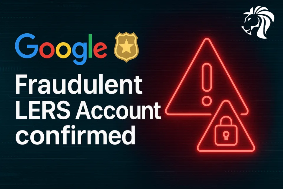Google Acknowledges Fake Account in Law Enforcement Request System