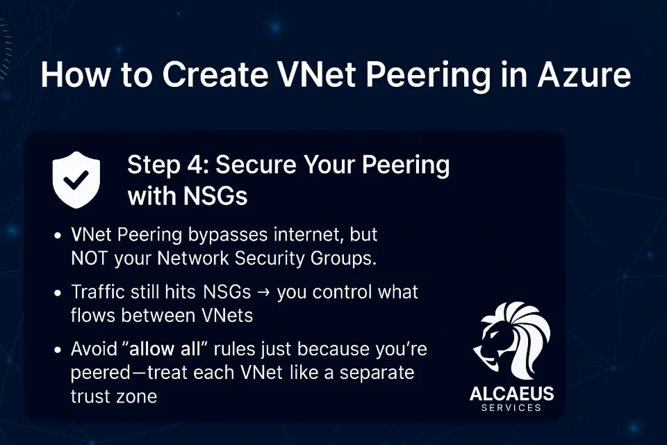 Step-by-Step – Create VNet Peering in Azure (Securely)