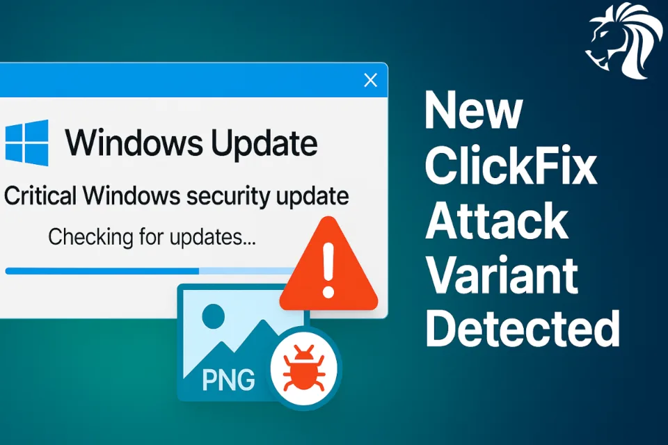 ClickFix Attacks: Fake Windows Updates & Hidden Image Malware